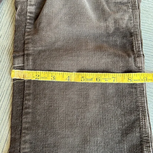 Polo by Ralph Lauren - High-Waisted, Flare-Leg, Chocolate-Brown Jeans - SZ 6 - Picture 10 of 15